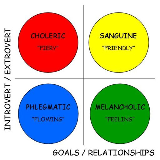 4 Types of Temperament